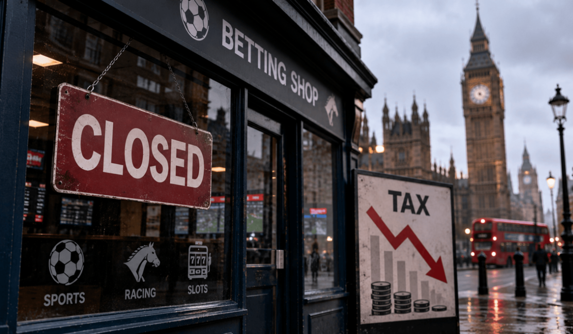 UK Gaming Tax Proposal Could Lead to 1,500 Betting Shop Closures